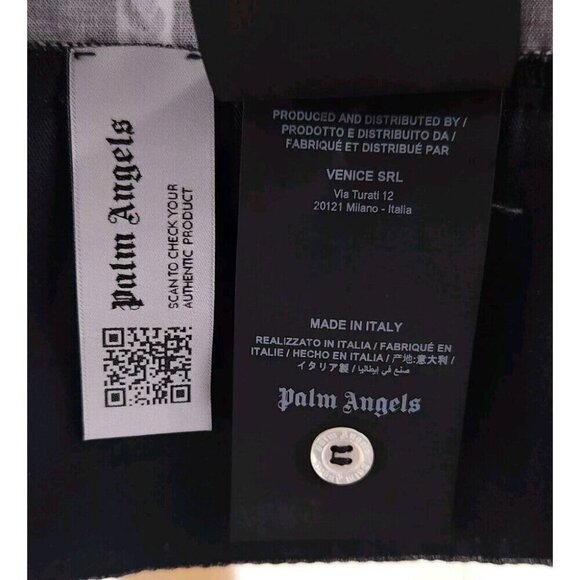 Palm Angels Allover Palm Print Pullover Shirt Size 52 XL Oversized Mens New - Picture 10 of 13